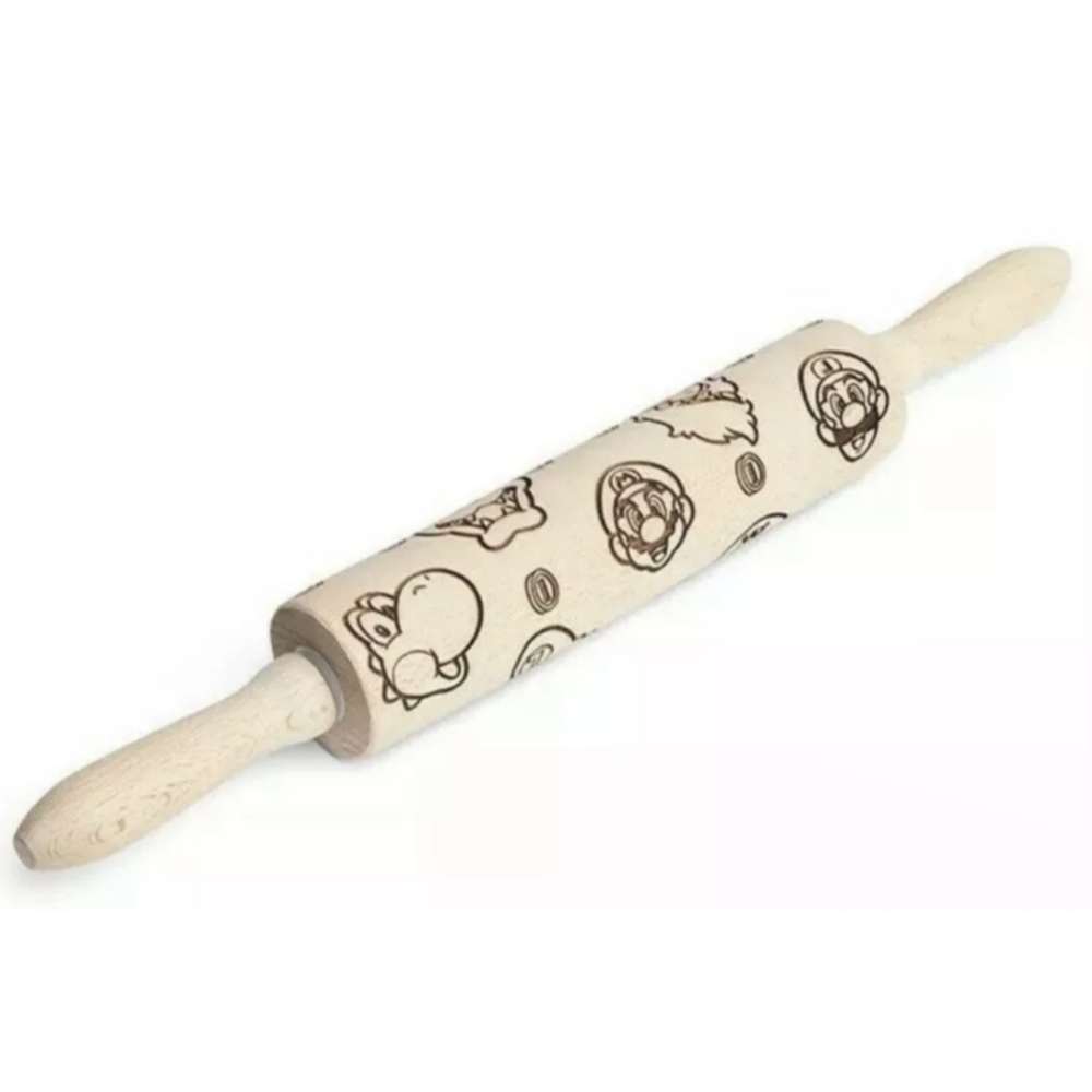 Super Mario Embossing Rolling Pin